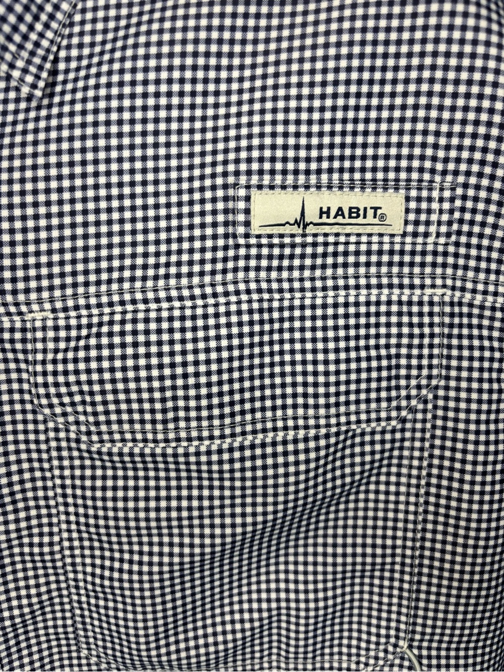 Habit Performance Fishing Shirt Men’s Large | Check Plaid Short Sleeve Outdoor - Picture 4 of 4